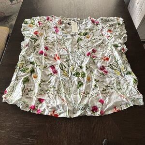 Rachel Zoe Multicolor Floral Blouse